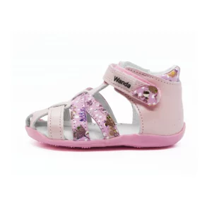 Detské ružové sandále Wanda pre dievča