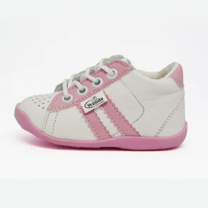 Detská bielo-ružová obuv Wanda na prvé kroky 019_102828